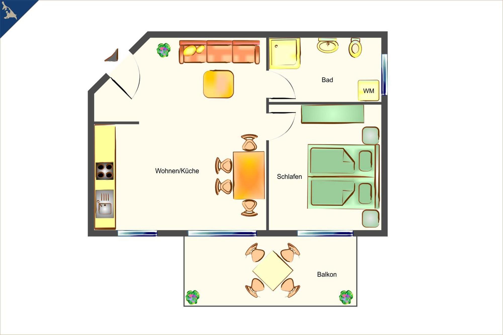 Ueckeritz Ferienwohnung Sonnenblick Zewnętrze zdjęcie